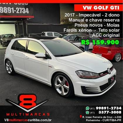 VOLKSWAGEN GOLF 2.0 TSI GTI 16V TURBO GASOLINA 4P AUTOMÁTICO VOLKSWAGEN GOLF 2.0 TSI GTI 16V TURBO GASOLINA 4P AUTOMÁTICO
